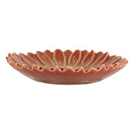 Clayre & Eef | Schaaltje Bloem Rood Geel ø 14x3 cm | 6CE2158