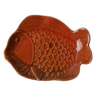 Clayre &amp; Eef   | Schaaltje Vis Oranje 16x11x3 cm | 6CE2162