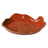 Clayre &amp; Eef   | Schaaltje Vis Oranje 16x11x3 cm | 6CE2162