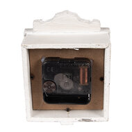 Clayre & Eef | Tafelklok Grijs Beige 10x6x14 cm / 1xAA | 6KL0832