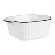 Clayre & Eef | Kom Wit Zwart 15x12x5 cm / 400 ml | 6CEBO0213