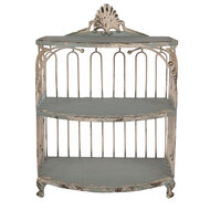 Clayre & Eef | Wandrek Groen Beige 38x23x55 cm | 6Y5719