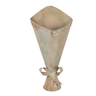 Clayre & Eef | Bloempot Groen Bruin 25x21x50 cm | 6Y5797