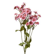 Clayre & Eef | Decoratie tak met bloemen Roze Groen 8x8x63 cm | 6PL0384P