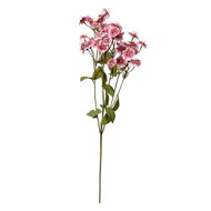 Clayre & Eef | Decoratie tak met bloemen Roze Groen 8x8x63 cm | 6PL0384P