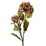 Clayre & Eef | Kunstbloem Bruin Groen 8x7x53 cm | 6PL0386BE