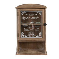 Clayre & Eef | Wandrek Bruin Wit 32x15x54 cm | 50812