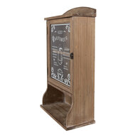 Clayre & Eef | Wandrek Bruin Wit 32x15x54 cm | 50812