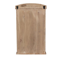 Clayre & Eef | Wandrek Bruin Wit 32x15x54 cm | 50812