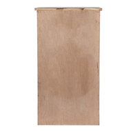 Clayre & Eef | Wandrek Wit Bruin 33x25x61 cm | 5H0732