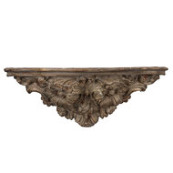 Clayre & Eef | Wandrek Bruin Grijs 73x21x29 cm | 5MG0059
