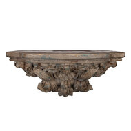 Clayre &amp; Eef   | Wandrek Bruin Groen 60x23x30 cm | 5MG0060