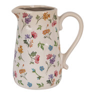 Clayre & Eef | Decoratieve Schenkkan Beige Roze 21x15x23 cm | 6CECFL0002L