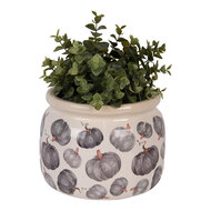 Clayre & Eef | Bloempot Binnen Beige Grijs ø 20x15 cm | 6CECSP0001L