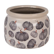 Clayre & Eef | Bloempot Binnen Beige Grijs ø 20x15 cm | 6CECSP0001L