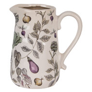 Clayre &amp; Eef   | Decoratieve Schenkkan Beige Groen 21x15x23 cm | 6CETKG0002L