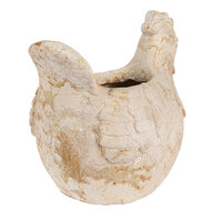 Clayre & Eef | Bloempot Binnen Beige Bruin 31x20x27 cm | 6MG0108