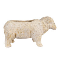Clayre & Eef | Bloempot Binnen Beige Bruin 48x19x26 cm | 6MG0114
