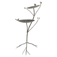 Clayre & Eef | Vogelvoederbak Groen Bruin 38x43x78 cm | 6Y5656