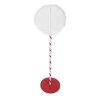 Clayre & Eef | Decoratie Lolly Rood Wit 40x30x120 cm | 6Y5733
