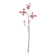 Clayre &amp; Eef   | Decoratie Tak met vlinders Roze 14x5x85 cm | 50808