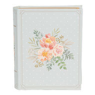 Clayre &amp; Eef   | Doos in boekvorm Blauw Roze 17x14x5 cm | 66019