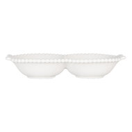 Clayre & Eef | Kom Wit 25x7x3 cm / 100 ml | 6CEBO0202L