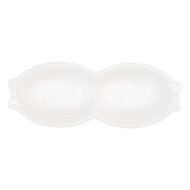 Clayre & Eef | Kom Wit 25x7x3 cm / 100 ml | 6CEBO0202L