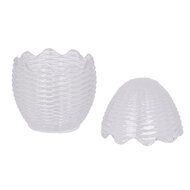 Clayre &amp; Eef   | Voorraadpot Deksel Transparant &oslash; 8x12 cm | 6GL4946