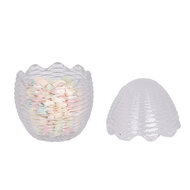 Clayre &amp; Eef   | Voorraadpot Deksel Transparant &oslash; 8x12 cm | 6GL4946