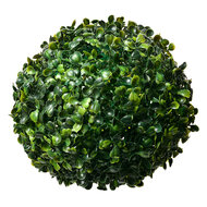 Clayre & Eef | Decoratie kunststof bol Buxus Groen ø 20 cm | 6PL0325M