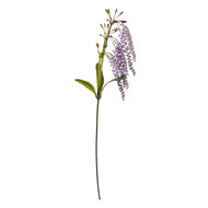 Clayre & Eef | Decoratie tak met bloemen Paars Groen 14x10x82 cm | 6PL0383PA