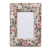 Clayre & Eef | Fotolijst Beige Roze 13x2x18 cm / 9x13 cm | 2F1275