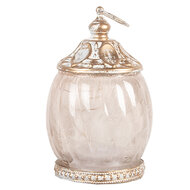 Clayre & Eef | Decoratie met LED Beige ø 7x11 cm | 6GL5219
