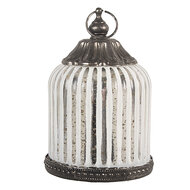 Clayre & Eef | Decoratie met LED Wit ø 8x12 cm / 2xAAA | 6GL5228