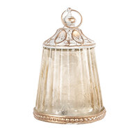 Clayre & Eef | Decoratie met LED Beige ø 8x12 cm / 2xAAA | 6GL5229