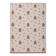 Clayre & Eef | Theedoek Beige Bruin 50x70 cm | CGM42