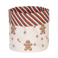 Clayre & Eef | Broodmandje Beige Bruin ø 15x16 cm | CGM50