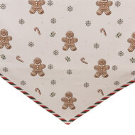 Clayre & Eef | Tafelloper Beige Bruin 50x160 cm | CGM65