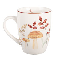 Clayre & Eef | Mok Beige Bruin 12x8x10 cm / 350 ml | LFJMU