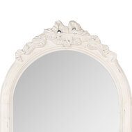 Clayre & Eef | Wandspiegel Wit 50x4x92 cm | 52S326