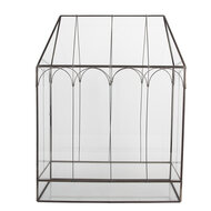 Clayre & Eef | Decoratie Kweekkasje Transparant Zwart 35x15x46 cm | 5GL0022