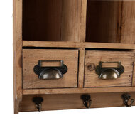 Clayre & Eef | Wandkastje Bruin 53x16x42 cm | 5H0745