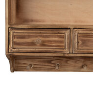 Clayre & Eef | Wandkastje Bruin 56x13x60 cm | 5H0746