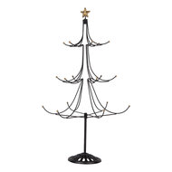 Clayre & Eef | Kerstdecoratie Kerstboom Zwart Goudkleurig ø 41x71 cm | 5Y1268