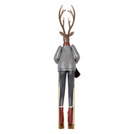 Clayre & Eef | Decoratie Hert Bruin Grijs 19x15x65 cm | 5Y1316