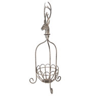 Clayre & Eef | Decoratieve Mand Grijs 28x28x68 cm | 5Y1320
