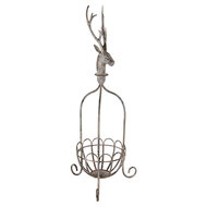 Clayre & Eef | Decoratieve Mand Grijs 28x28x68 cm | 5Y1320