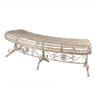 Clayre & Eef | Tuinbank Beige Bruin 157x55x48 cm | 5Y1337