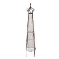 Clayre & Eef | Klimplantenrek Bruin Beige ø 30x151 cm | 5Y1358